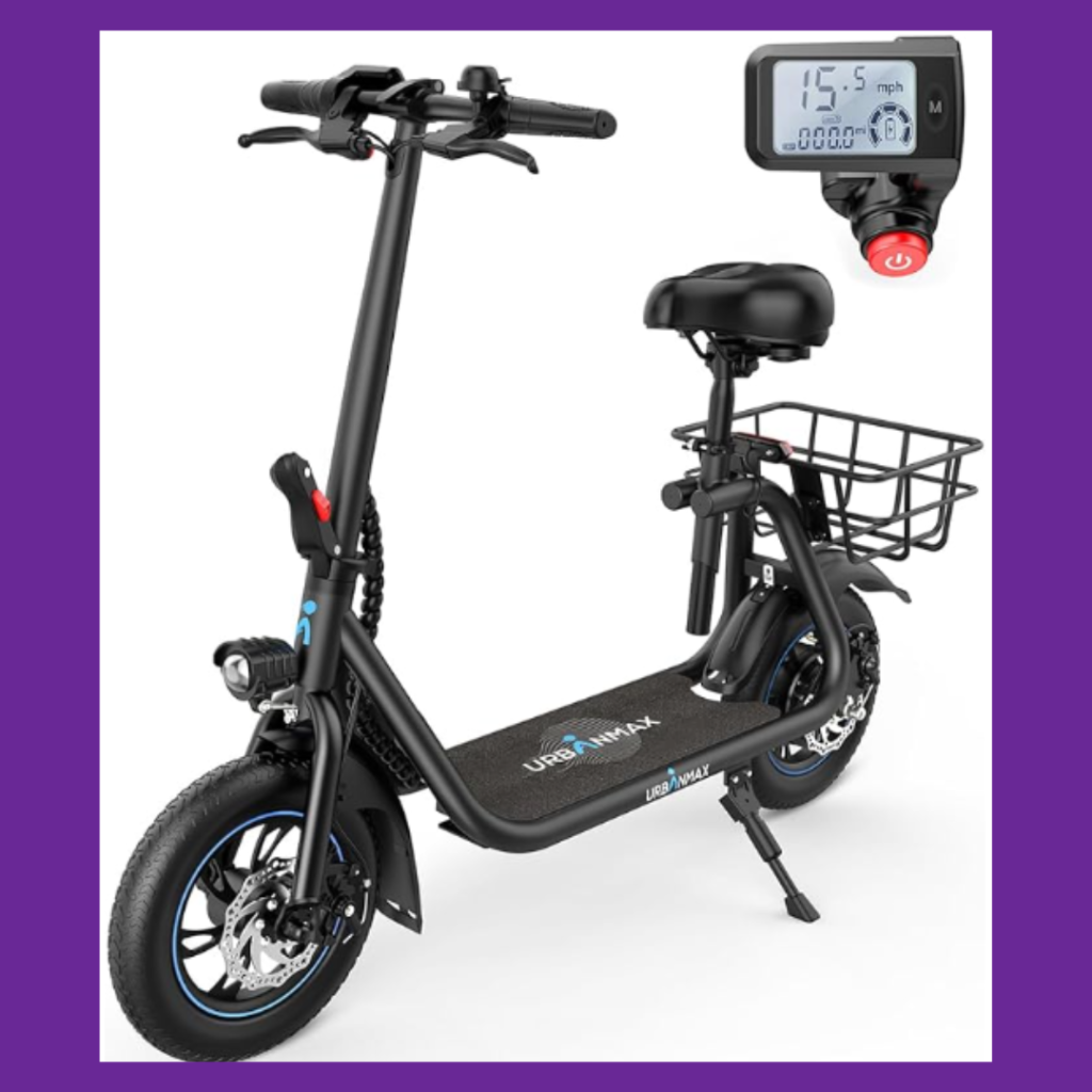 C1C1 Pro Electric Scooter with Seat