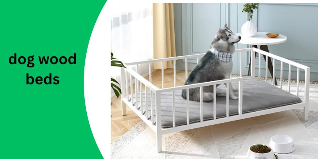 Dog Bed with Rails - Elevated Pet Metal Bed Frame