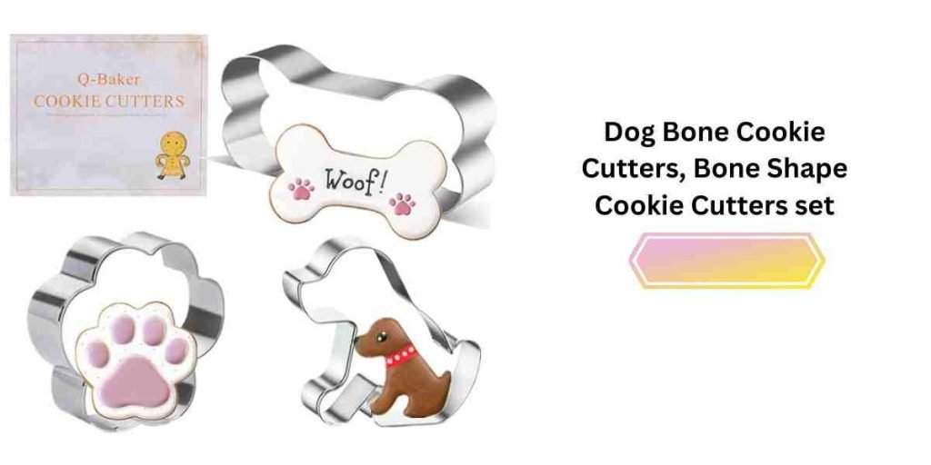 Dog bone cookie cutters