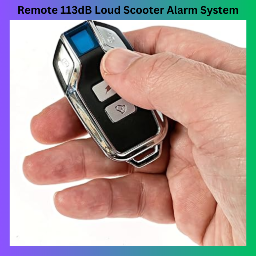 Remote 113dB Loud Scooter Alarm System