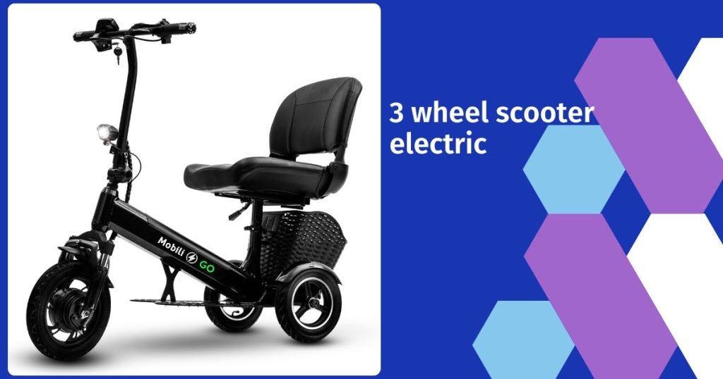 3 wheel scooter electric