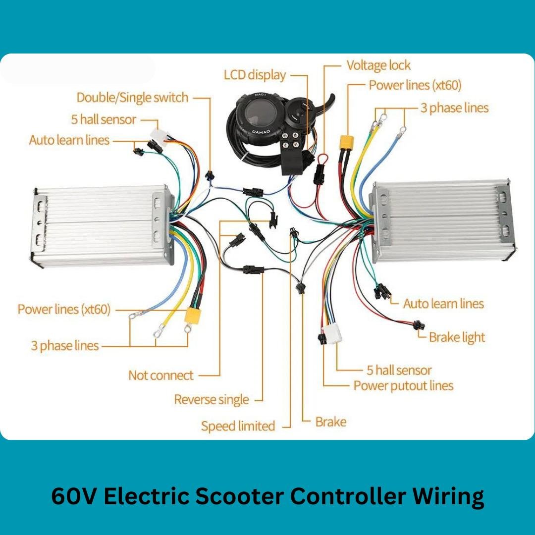 60V Electric Scooter Controller Wiring