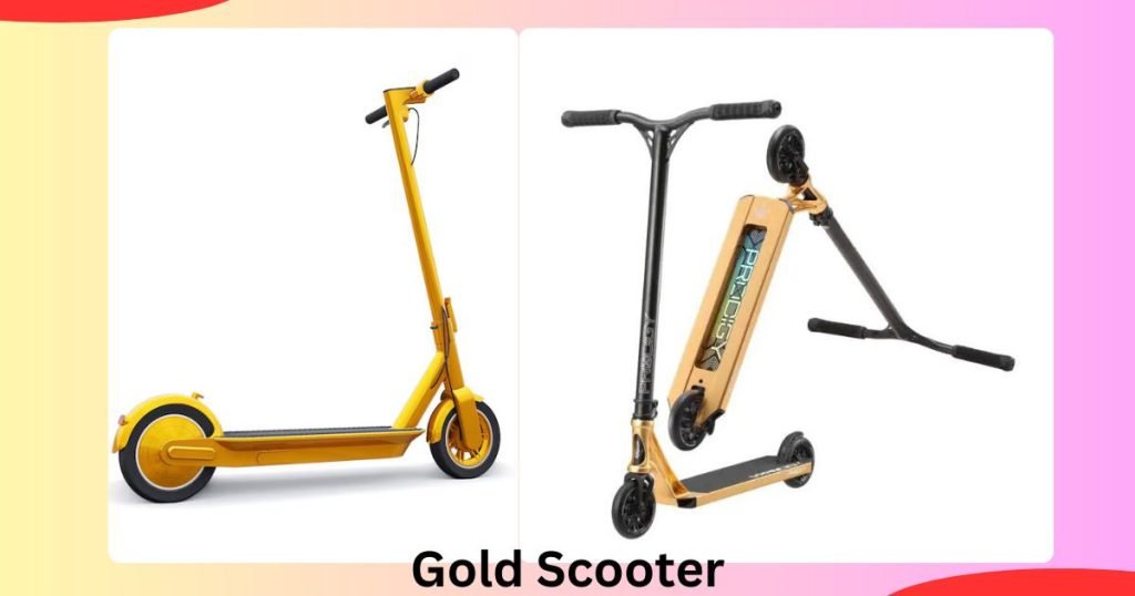 Gold Scooter