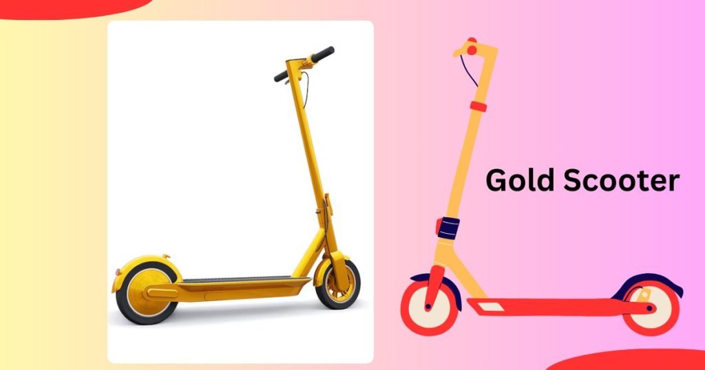 Gold Scooter