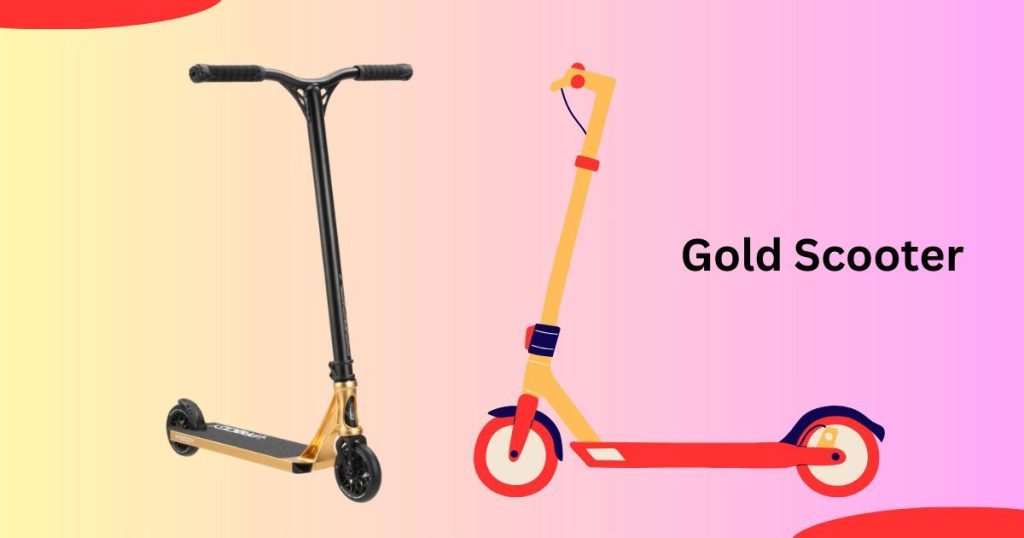 Gold Scooter